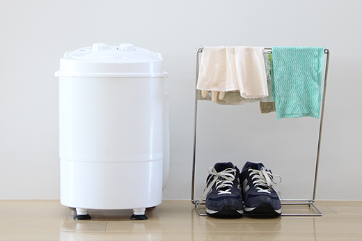 コンパクトでも通常の洗濯機と同じ機能!