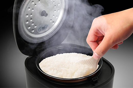 カンタンにご飯が炊ける