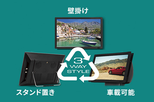 即納在庫BSTV15.4型録画機能付き地上/BS/CS ポータブルテレビ 車載バック付き テレビ